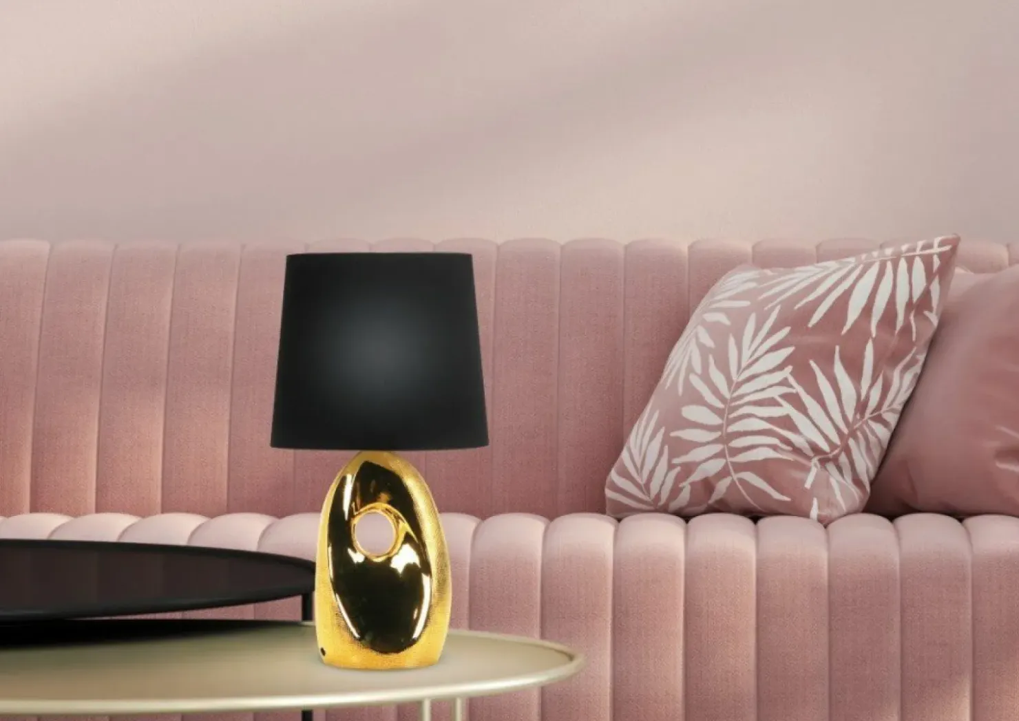 Lampka stołowa glamour, do salonu 41-79916 HIERRO | Kaja Oświetlenie*Sklep Kaja Best Sale