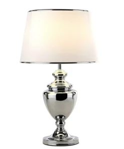Lampka stołowa glamour, do salonu MT28691 CH ROMA | Kaja Oświetlenie*Sklep Kaja Flash Sale