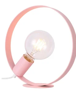 Lampka stołowa różowa okrągła E27 LEDEA 50501200 NEXO | Kaja*Sklep Kaja New