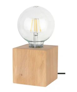 Lampka stołowa w stylu boho, bez klosza 7179174 TRONGO SQUARE | Kaja*Sklep Kaja New