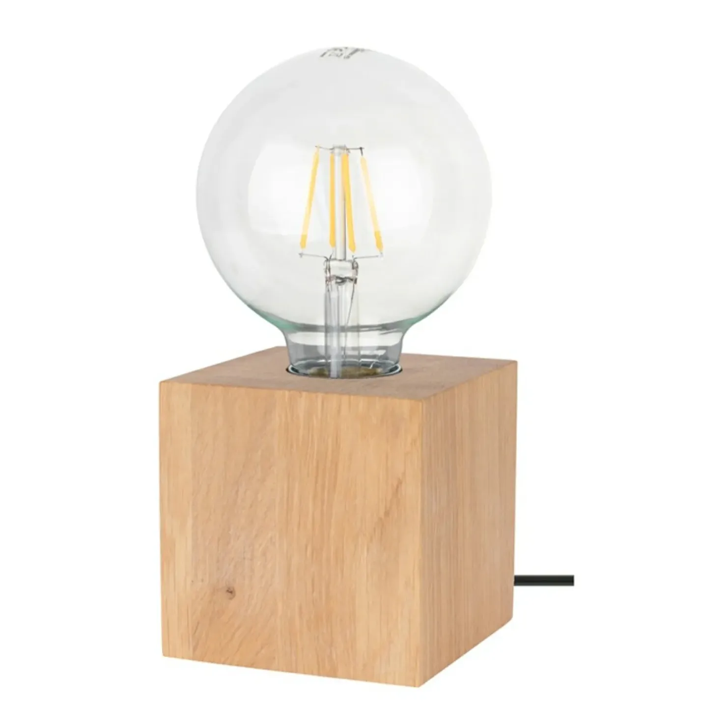 Lampka stołowa w stylu boho, bez klosza 7179174 TRONGO SQUARE | Kaja*Sklep Kaja New