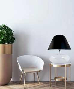 Lampka stołowa w stylu glamour, do salonu 5519BK ADANA | Kaja*Sklep Kaja Cheap