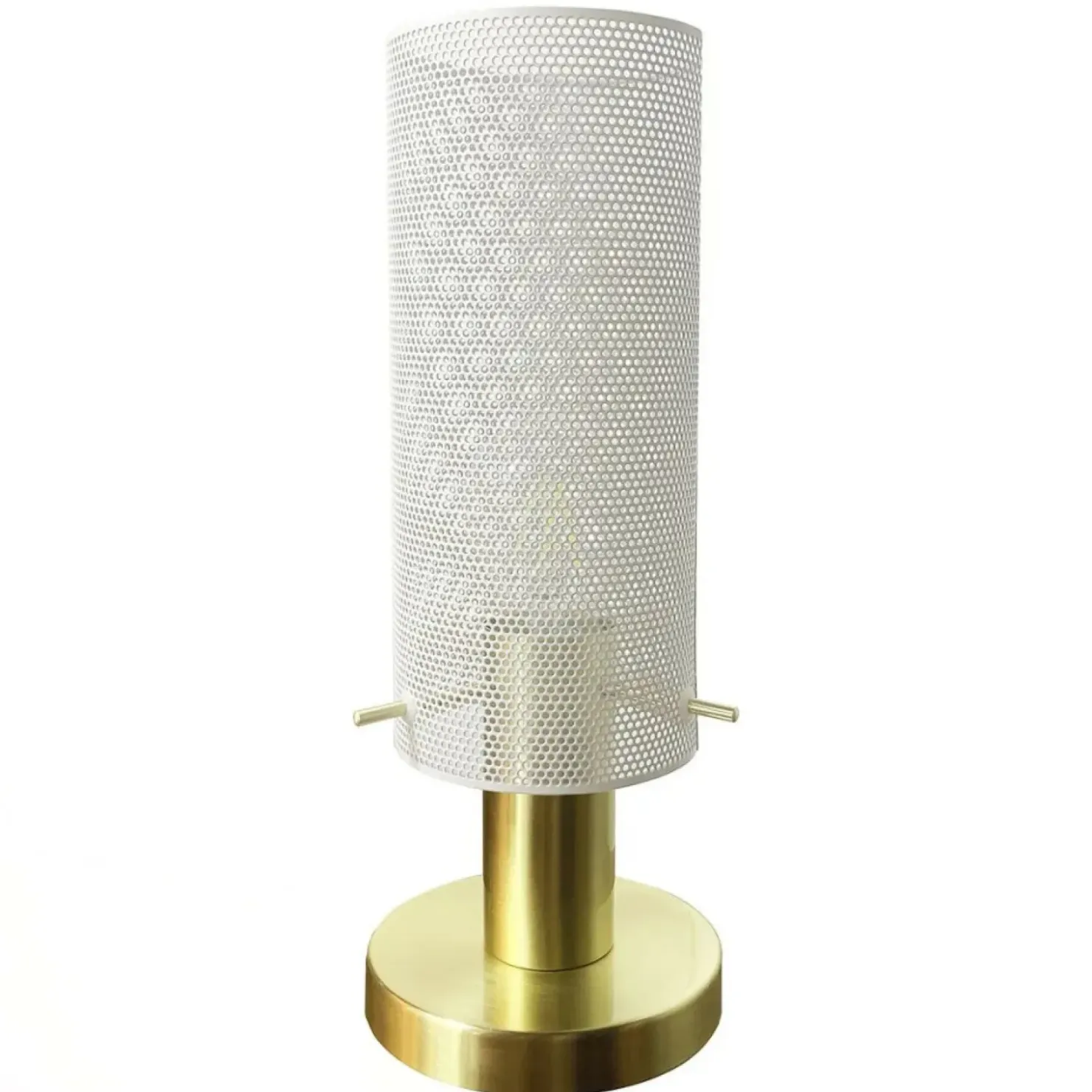 Lampka stołowa z drucianym abażurem LP-945/1T WH TIRANA | Kaja*Sklep Kaja Best Sale