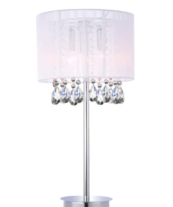 Lampka stołowa z kryształkami MTM9262/3P WH ESSENCE | Kaja Oświetlenie*Sklep Kaja Cheap