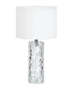 Lampka stołowa z ozdobną podstawką i abażurem 107189 | Kaja*Sklep Kaja Shop