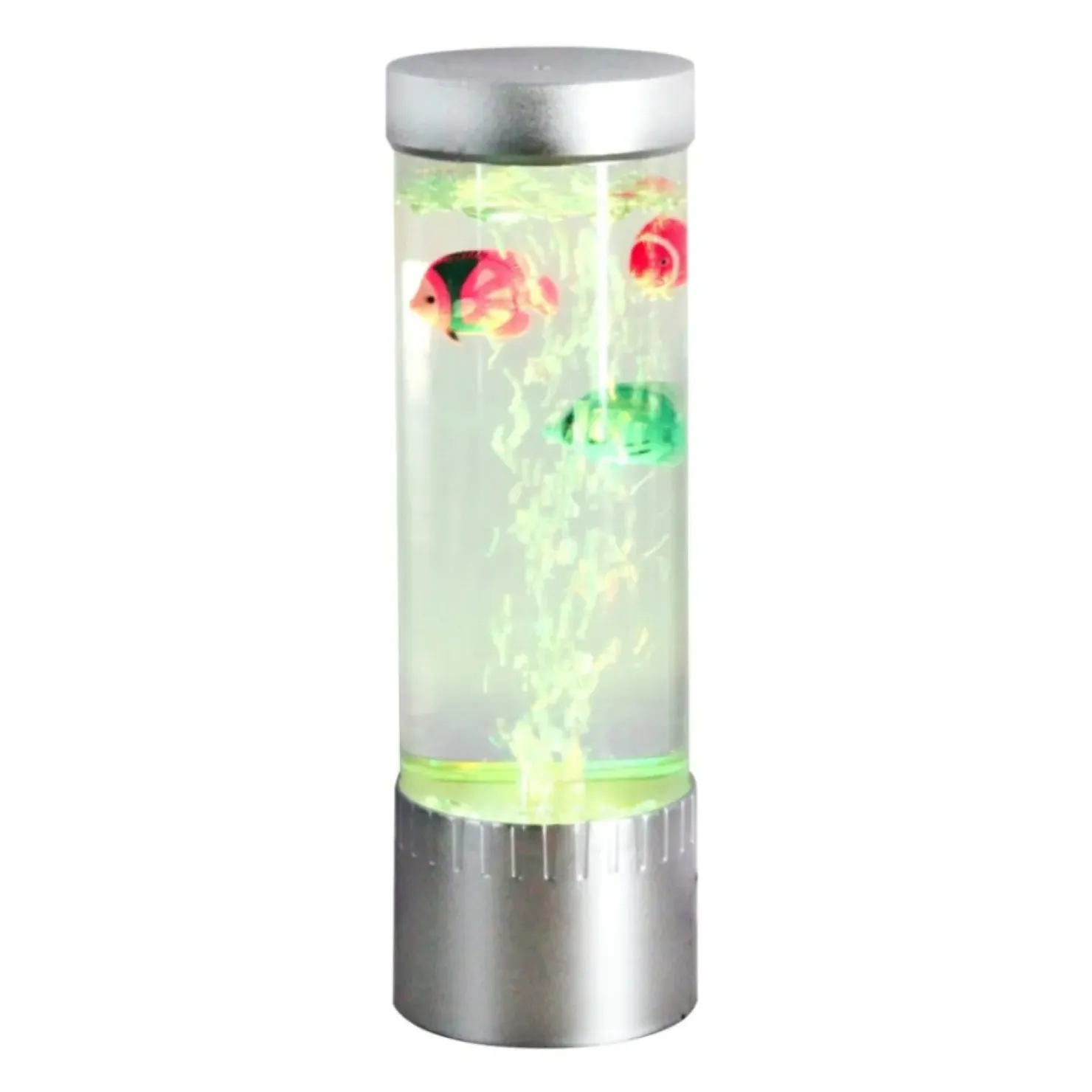 Lampka stołowa z pływającymi rybkami ZM 89245 AQUA | Kaja Oświetlenie*Sklep Kaja Discount