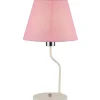 Lampka stołowa z różowym abażurem LEDEA 50501100 YORK | Kaja*Sklep Kaja Outlet