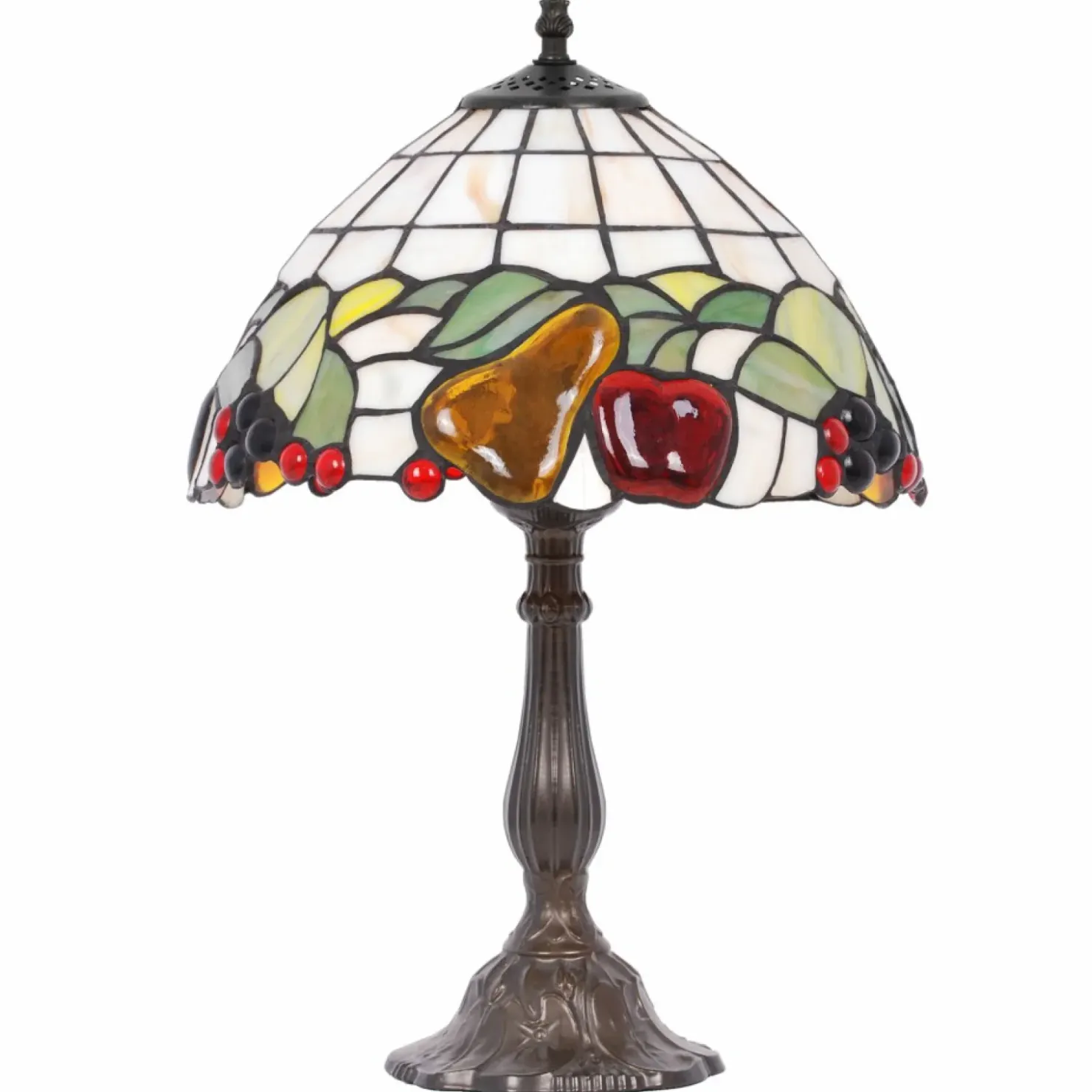 Lampka stołowa z witrażowym kloszem K-G12550 FRUIT | Kaja Oświetlenie*Sklep Kaja Hot