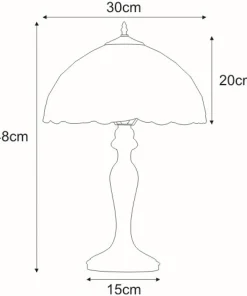 Lampka stołowa z witrażowym kloszem K-G12550 FRUIT | Kaja Oświetlenie*Sklep Kaja Hot