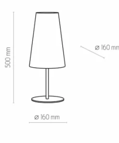 Lampka stołowa ze stożkowym abażurem TK 5174 UMBRELLA | Kaja*Sklep Kaja Store