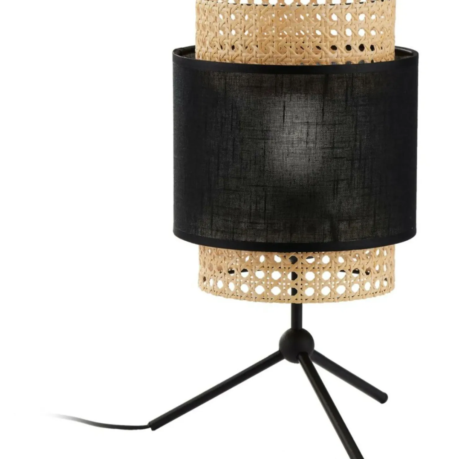 Lampka z abażurem, na szafkę nocną TK 5567 BOHO | Kaja Oświetlenie*Sklep Kaja Online