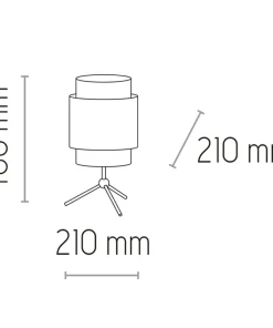 Lampka z abażurem, na szafkę nocną TK 5567 BOHO | Kaja Oświetlenie*Sklep Kaja Online