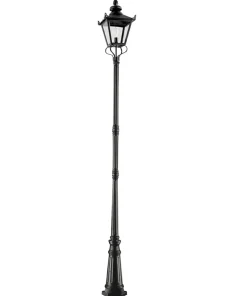 Latarnia stojąca, lampa ogrodowa GP1-BLACK z serii GRAMPIAN*Sklep Kaja Best
