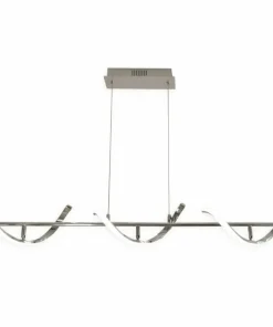 Clearance Sklep Kaja Ledowa, owana lampa wisząca ABR-LAZZA-30W SPIRALI | Kaja chrom