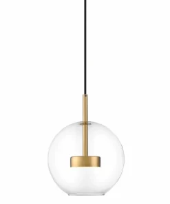 Online Sklep Kaja Ledowa, kulista, złota lampa wisząca P0428-01J-L4AC ENCELADUS | Kaja