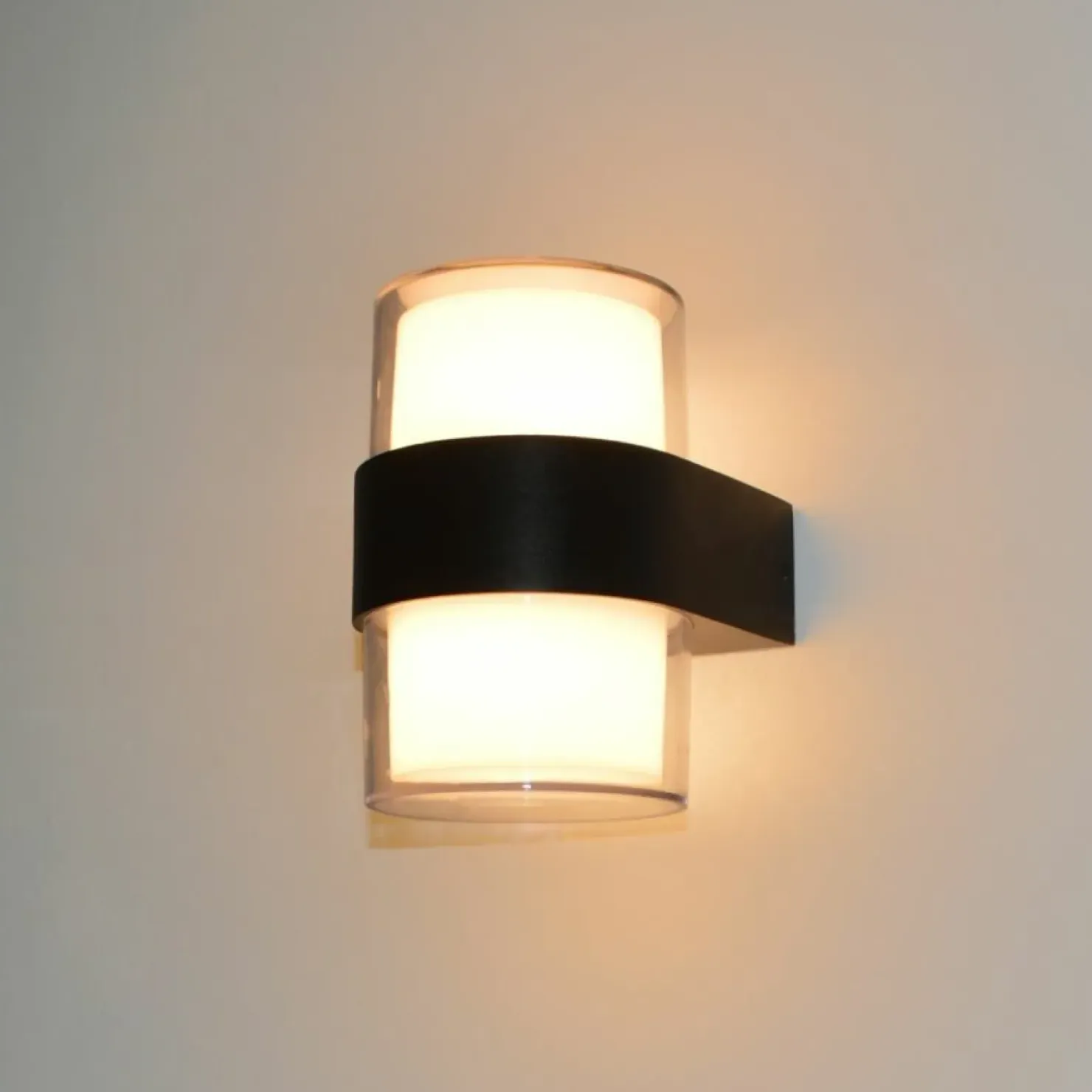 Ledowa lampa ścienna na elewację 3000K OWL-4625-3K z serii MARTI*Sklep Kaja Clearance