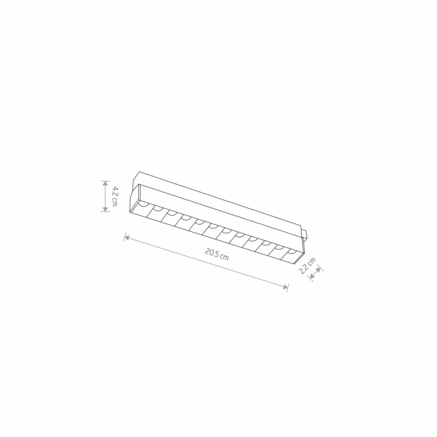 Ledowa lampa do szyny magnetycznej 1F 10144 LVM FOCUS LED | Kaja*Sklep Kaja Outlet