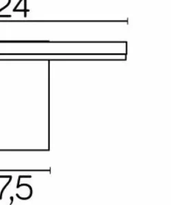 Ledowa lampa elewacyjna, nowoczesna 17601 DG z serii FLER | Kaja Oświetlenie*Sklep Kaja Clearance