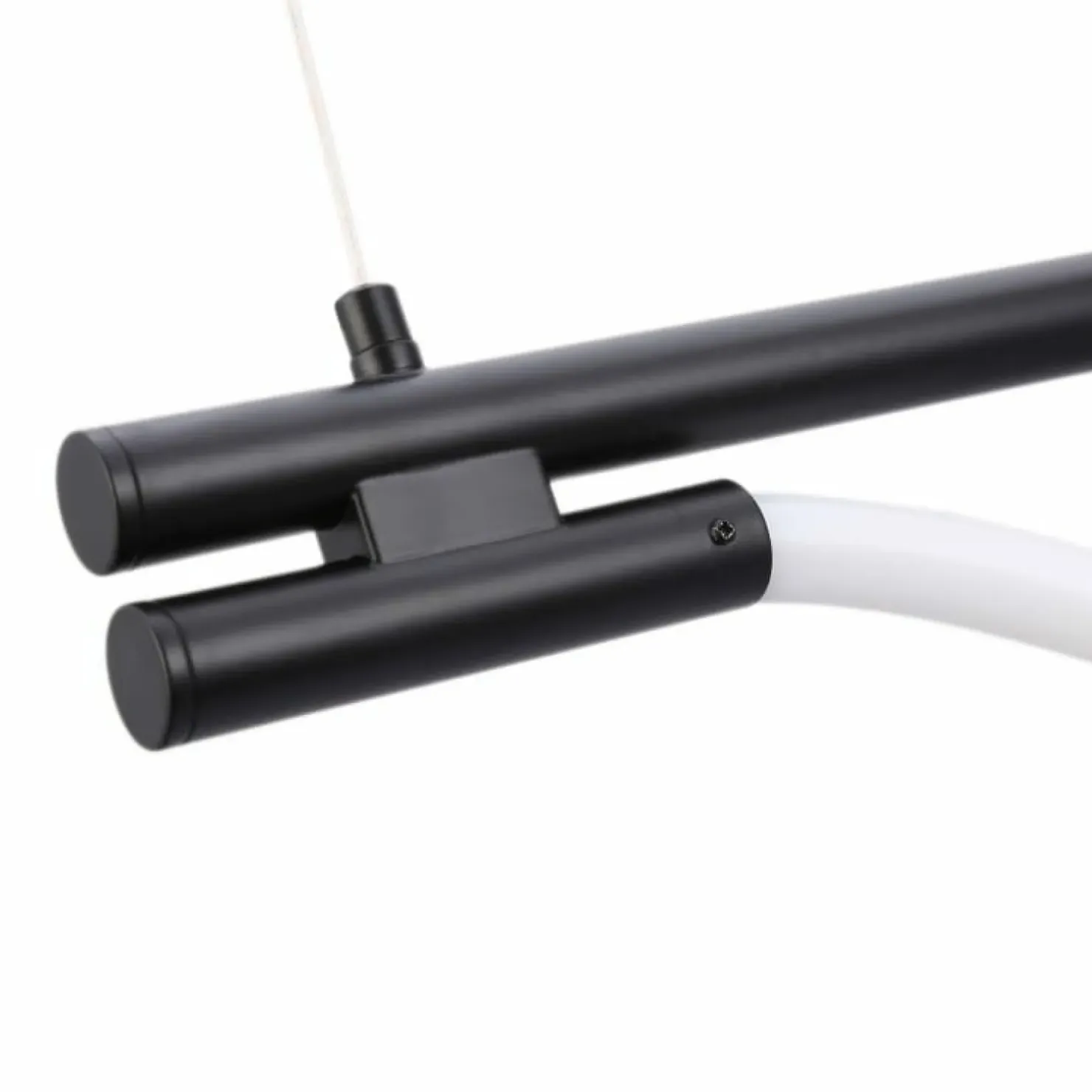 Shop Sklep Kaja Ledowa lampa nad wyspę kuchenną ABR-HILTON-SC-38W SPIRALI | Kaja czarny