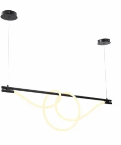 Shop Sklep Kaja Ledowa lampa nad wyspę kuchenną ABR-HILTON-SC-38W SPIRALI | Kaja czarny