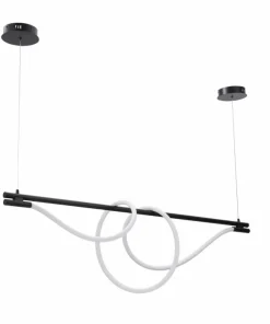 Shop Sklep Kaja Ledowa lampa nad wyspę kuchenną ABR-HILTON-SC-38W SPIRALI | Kaja czarny