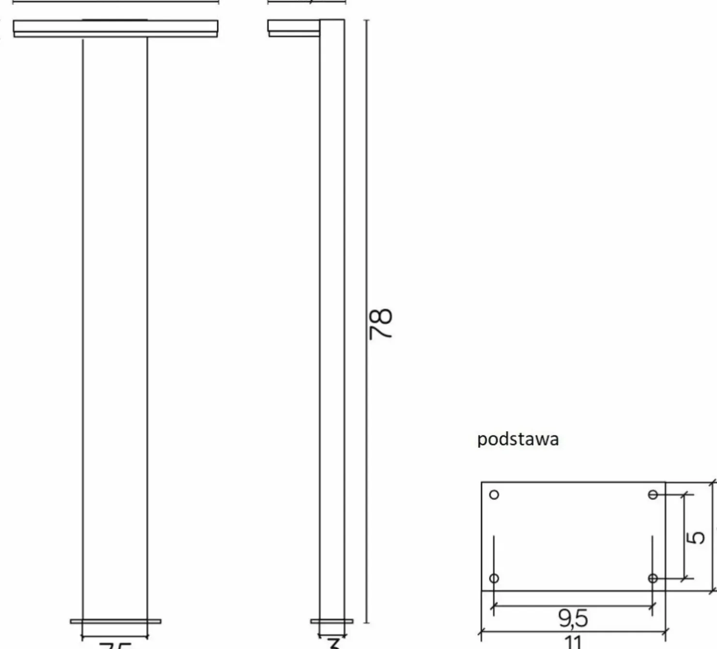 Ledowa lampa ogrodowa, ochrona IP54 17602-780 DG z serii FLER | Kaja Oświetlenie*Sklep Kaja Online