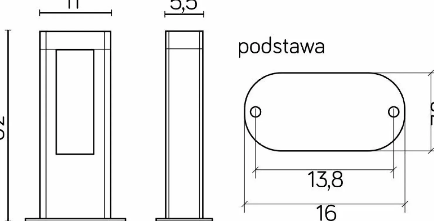 Ledowa lampa stojąca, dwukierunkowa GL15401 z serii EVO | Kaja Oświetlenie*Sklep Kaja Cheap