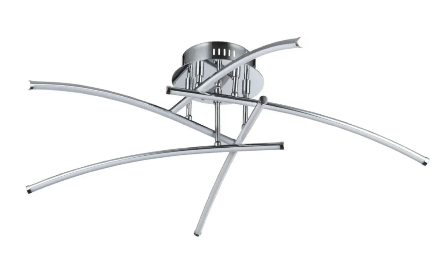 Store Sklep Kaja Ledowa lampa sufitowa, chromowa MOD212-05-N z serii PLUTO