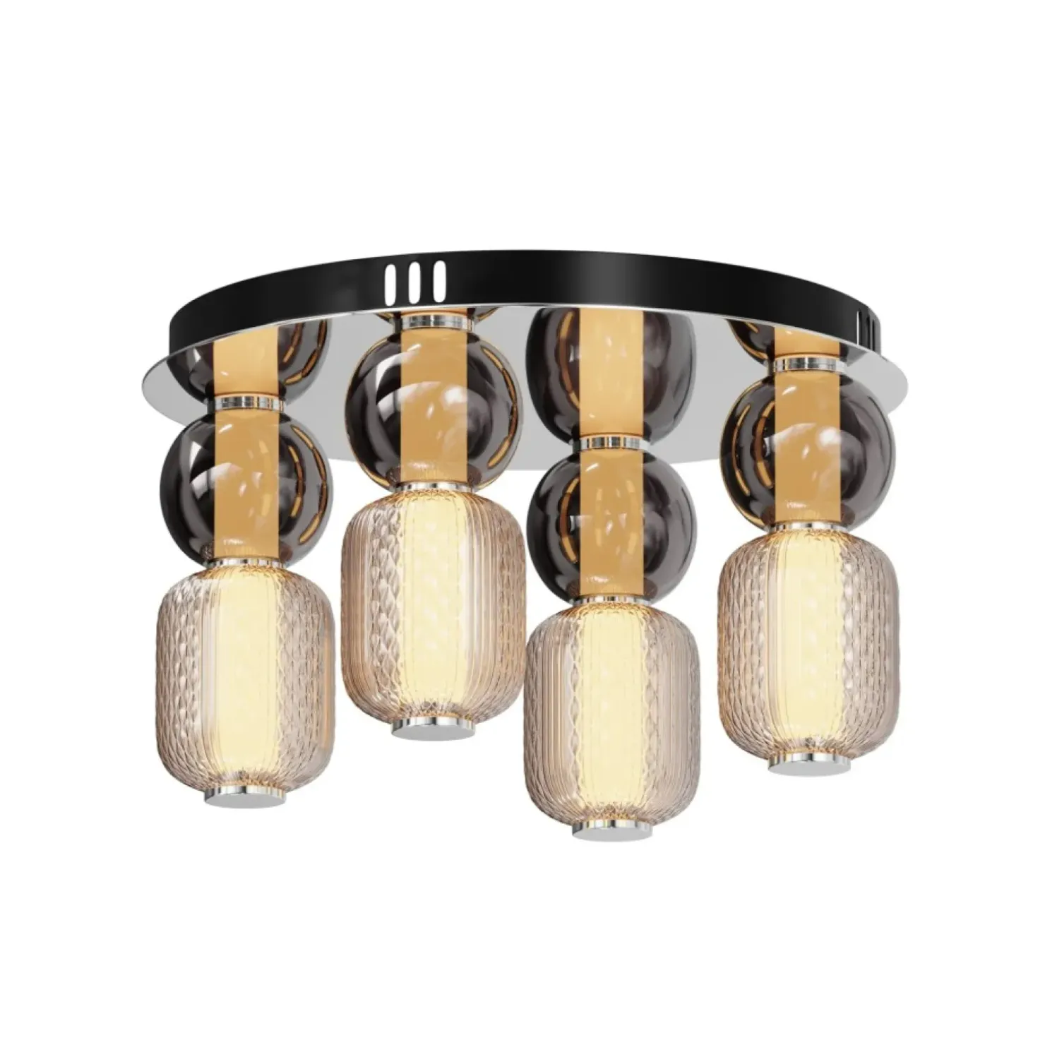 Store Sklep Kaja Ledowa lampa sufitowa, dekoracyjna MOD273CL-L60CH3K z serii DROP chrom
