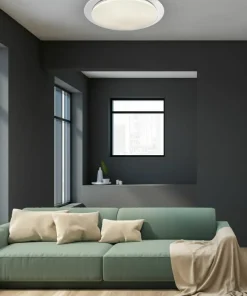 Ledowa lampa sufitowa z pilotem, do sypialni ML7136 ONTARIO | Kaja*Sklep Kaja Discount