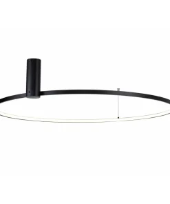 Ledowa lampa sufitowa, zmienna barwa ⌀90cm 89429-90BK HORIK | Kaja*Sklep Kaja New