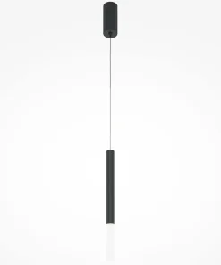 Store Sklep Kaja Ledowa lampa wisząca, czarna tuba MOD157PL-L6B4K1 z serii PRO SHADE
