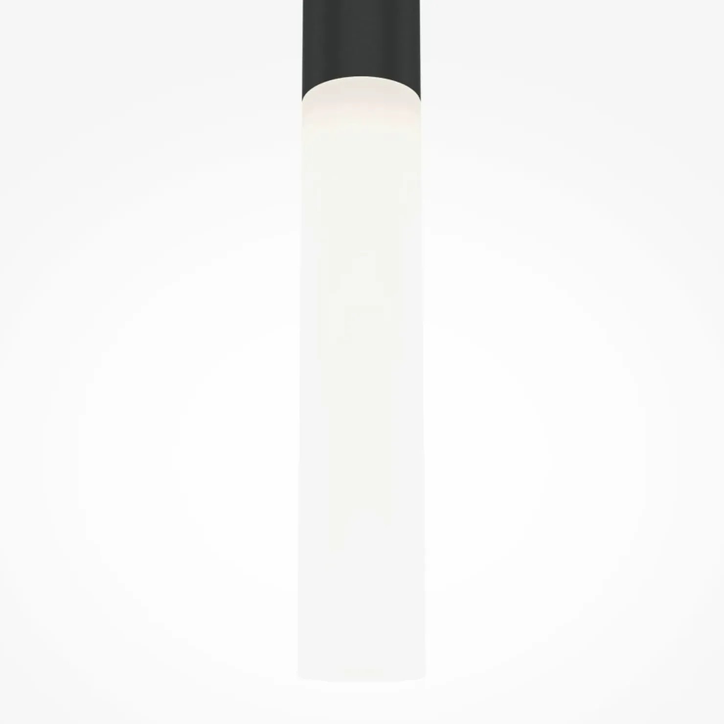 Store Sklep Kaja Ledowa lampa wisząca, czarna tuba MOD157PL-L6B4K1 z serii PRO SHADE