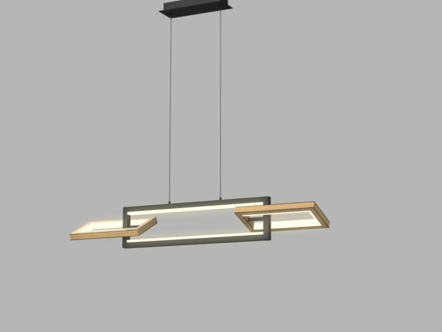 Outlet Sklep Kaja Ledowa lampa z obrotowymi ramkami WF 7022-306 MATERA | Kaja