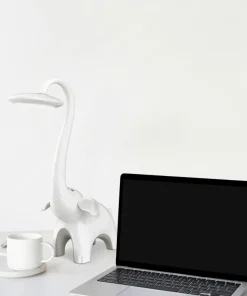 Ledowa lampka biurkowa dla dzieci K-BL1603 BIAŁY SŁONIK | Kaja*Sklep Kaja Discount