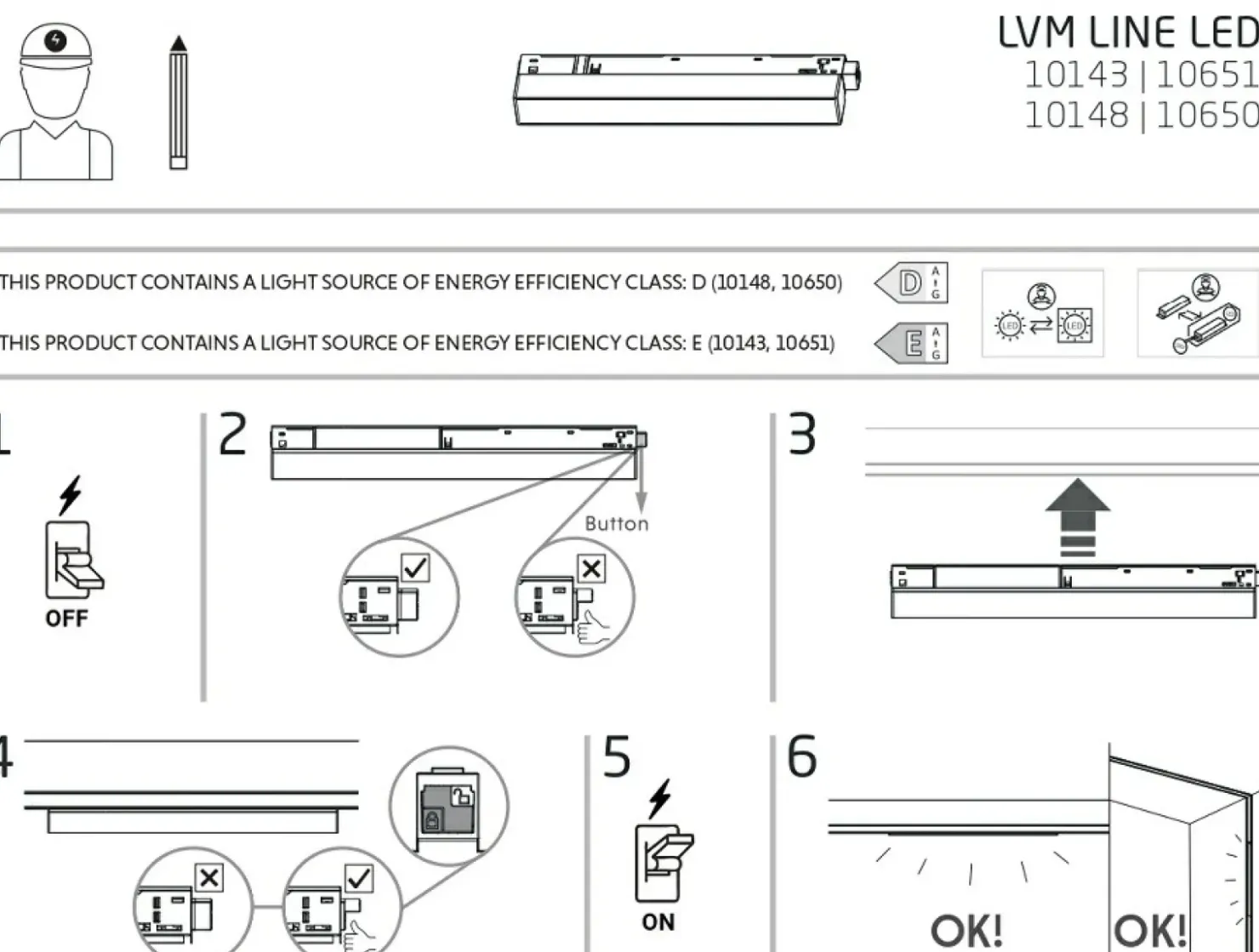 Ledowa listwa do szyny magnetycznej 1F 10148 LVM LINE LED | Kaja*Sklep Kaja Sale