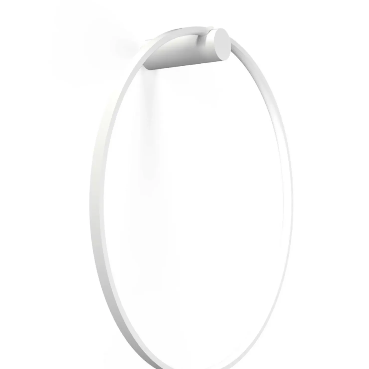 Ledowa obręcz ścienna, kinkiet koło 60cm LP-999/1W S WH z serii MIRROR*Sklep Kaja Clearance