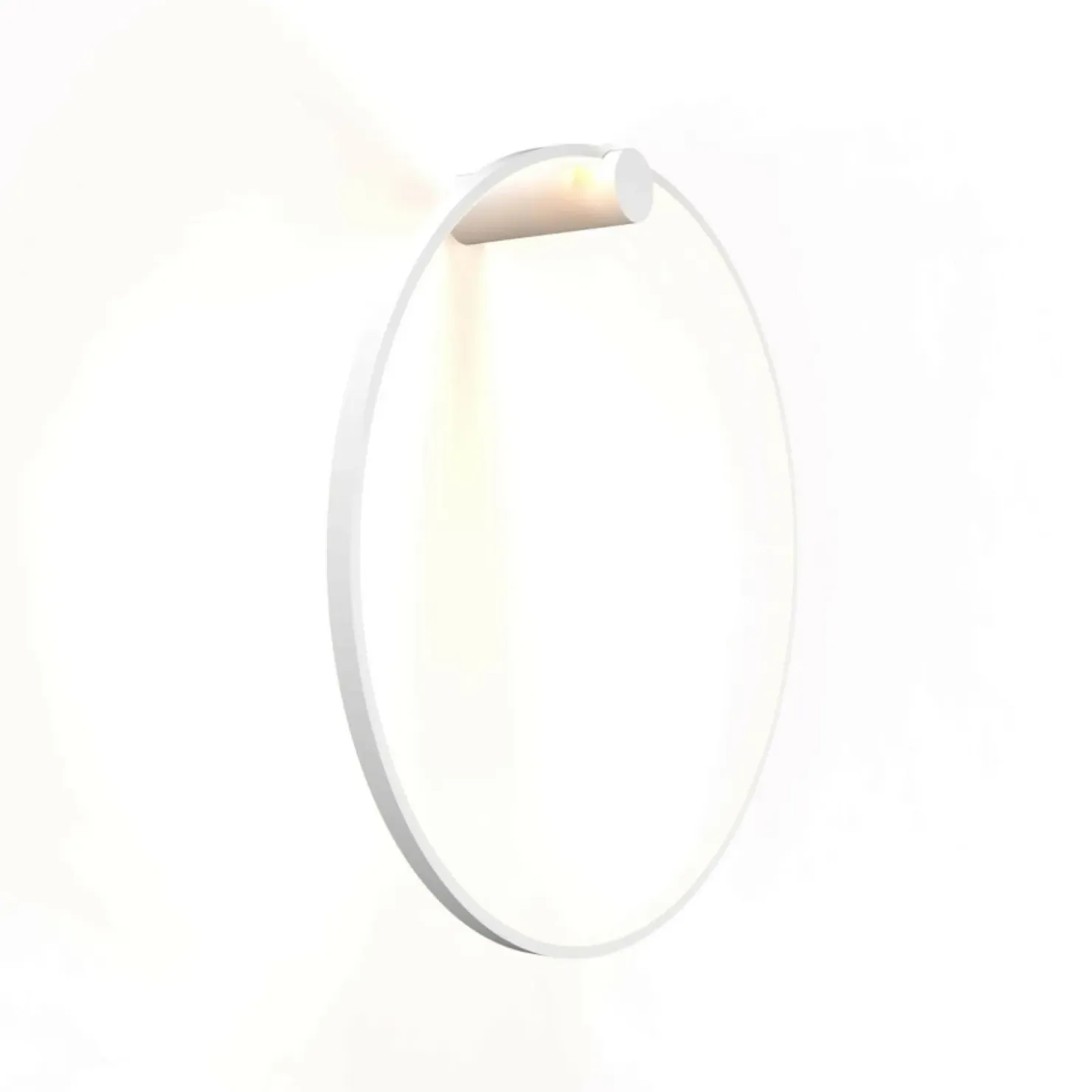 Ledowa obręcz ścienna, kinkiet koło 60cm LP-999/1W S WH z serii MIRROR*Sklep Kaja Clearance