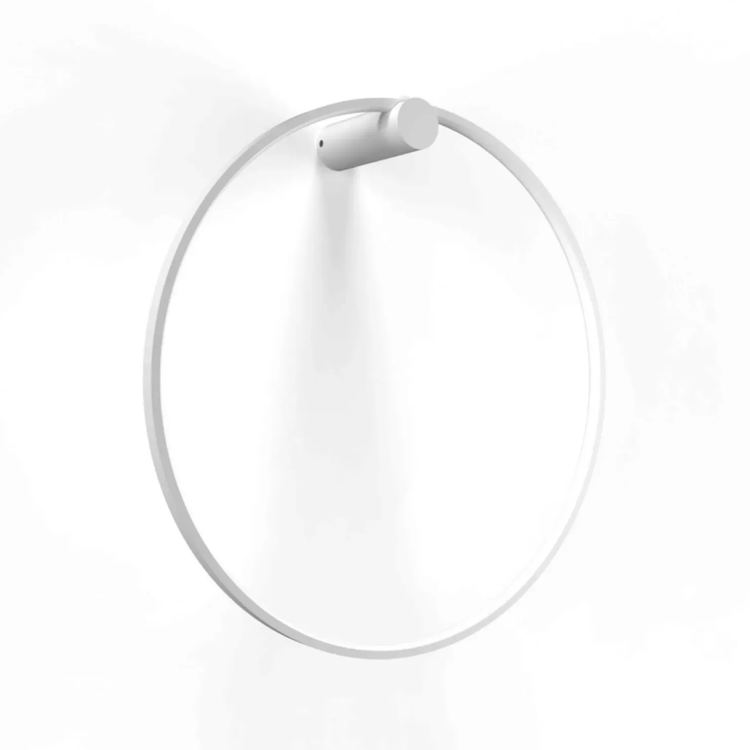 Ledowa obręcz ścienna, kinkiet koło 60cm LP-999/1W S WH z serii MIRROR*Sklep Kaja Clearance