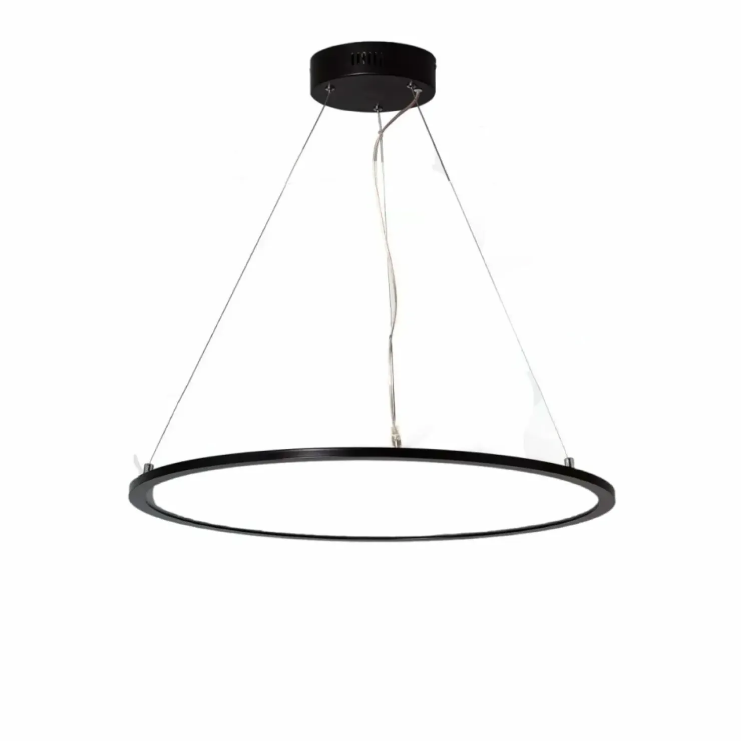 Shop Sklep Kaja Ledowa obręcz do stylowego wnętrza ABR-LWBO-36W-3000K BIURO | Kaja czarny