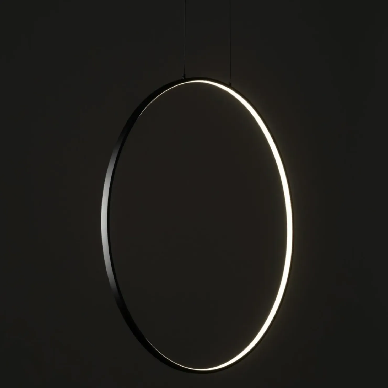Shop Sklep Kaja Ledowa obręcz wisząca do salonu 3000K ⌀60cm 10811 CIRCOLO LED | Kaja