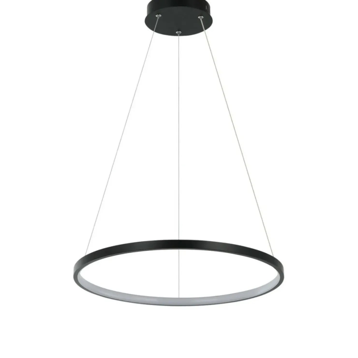 Shop Sklep Kaja Ledowa obręcz wisząca nad stół ⌀40cm LP-909/1P S BK CCT RING | Kaja