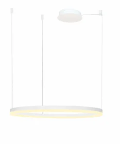 Clearance Sklep Kaja Ledowa obręcz, żyrandol do podwieszania ⌀100cm AZ4962 HALO | Kaja białypiaskowany