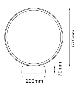 Ledowa obręcz zewnętrzna ⌀64cm 4000K ANT 9913 ABIRA | Kaja Oświetlenie*Sklep Kaja Store