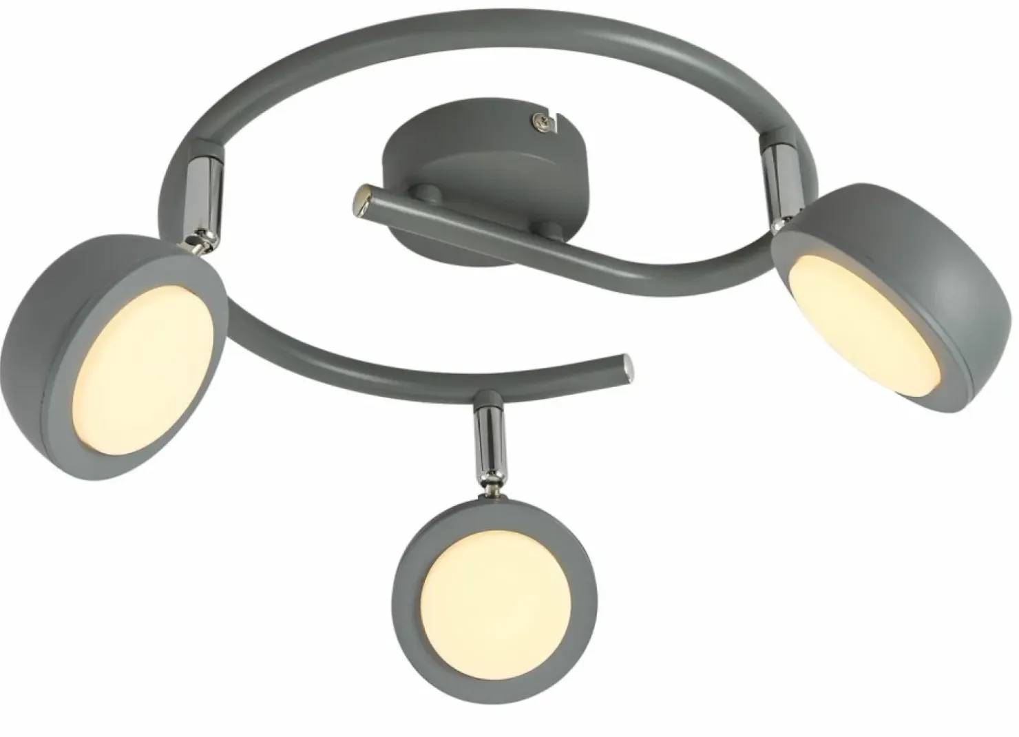 Best Sale Sklep Kaja Ledowa, szara lampa sufitowa do sypialni 98-66558 MILD | Kaja szary