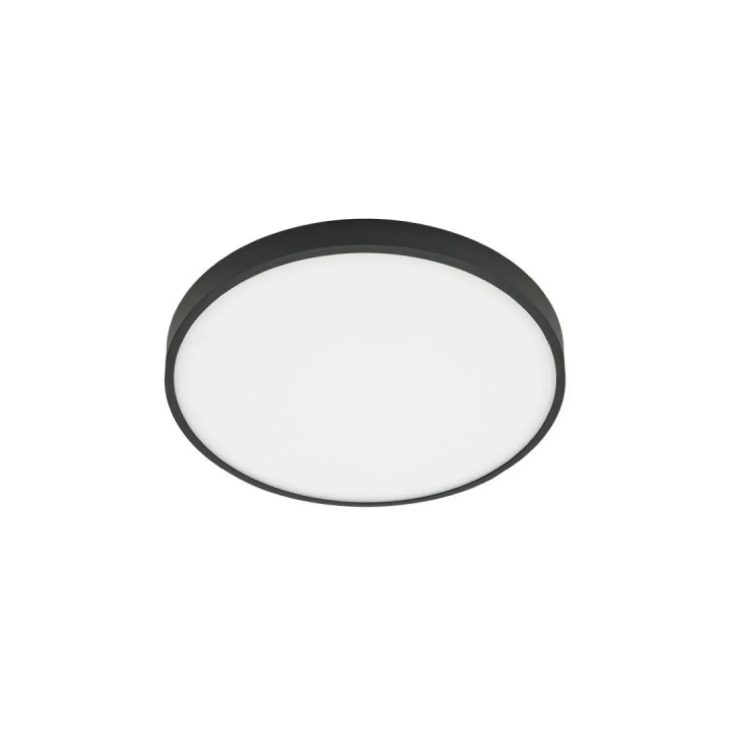 Ledowy, okrągły plafon ⌀28cm 3000K PLF-75689-BK-3K z serii RIBERIO*Sklep Kaja Fashion