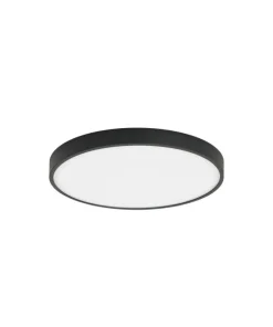 Ledowy, okrągły plafon ⌀28cm 3000K PLF-75689-BK-3K z serii RIBERIO*Sklep Kaja Fashion