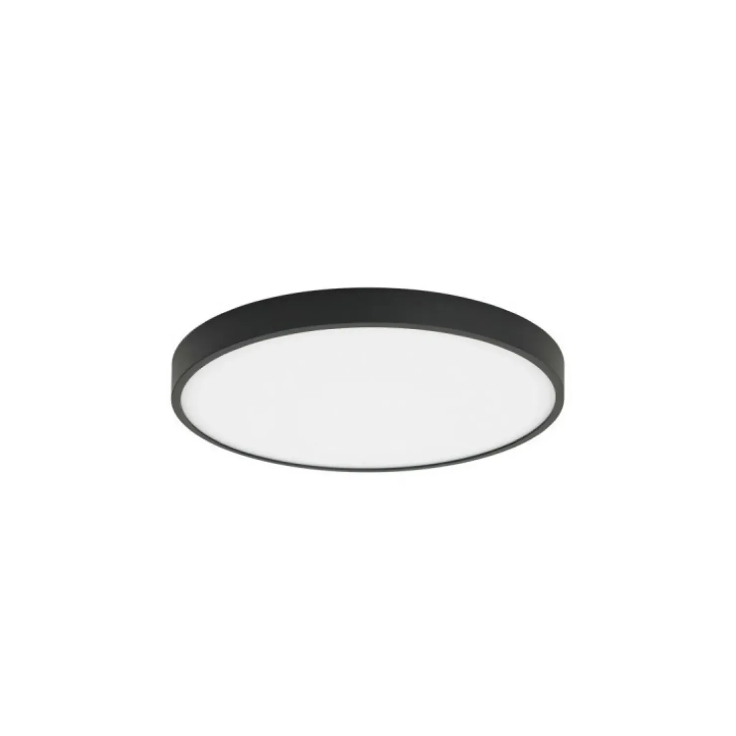 Ledowy, okrągły plafon ⌀28cm 3000K PLF-75689-BK-3K z serii RIBERIO*Sklep Kaja Fashion