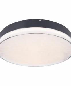 Ledowy plafon ⌀48cm na czarnej podstawie MX C0218 SEKKO | Kaja*Sklep Kaja New