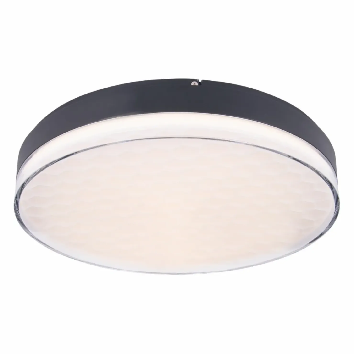 Ledowy plafon ⌀48cm na czarnej podstawie MX C0218 SEKKO | Kaja*Sklep Kaja New